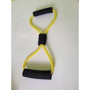 Resistance Bands Exercise Black Yellow Fitness Equipment Infinity Shaped